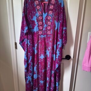 NWT Lilly Pulitzer Julieta Maxi Caftan Dress L/XL